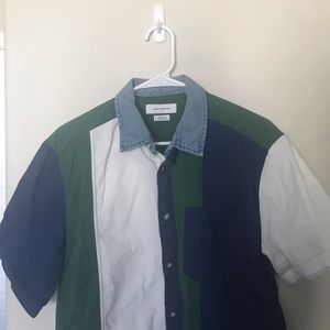 Asymmetrical Button Up